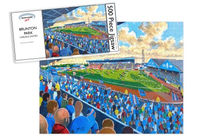Brunton Park Stadium Fine Art Jigsaw Puzzle - Carlisle United FC